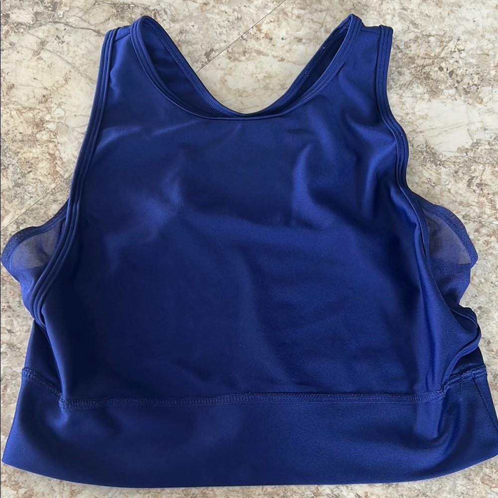 Under Armour Blue Cropped Tank